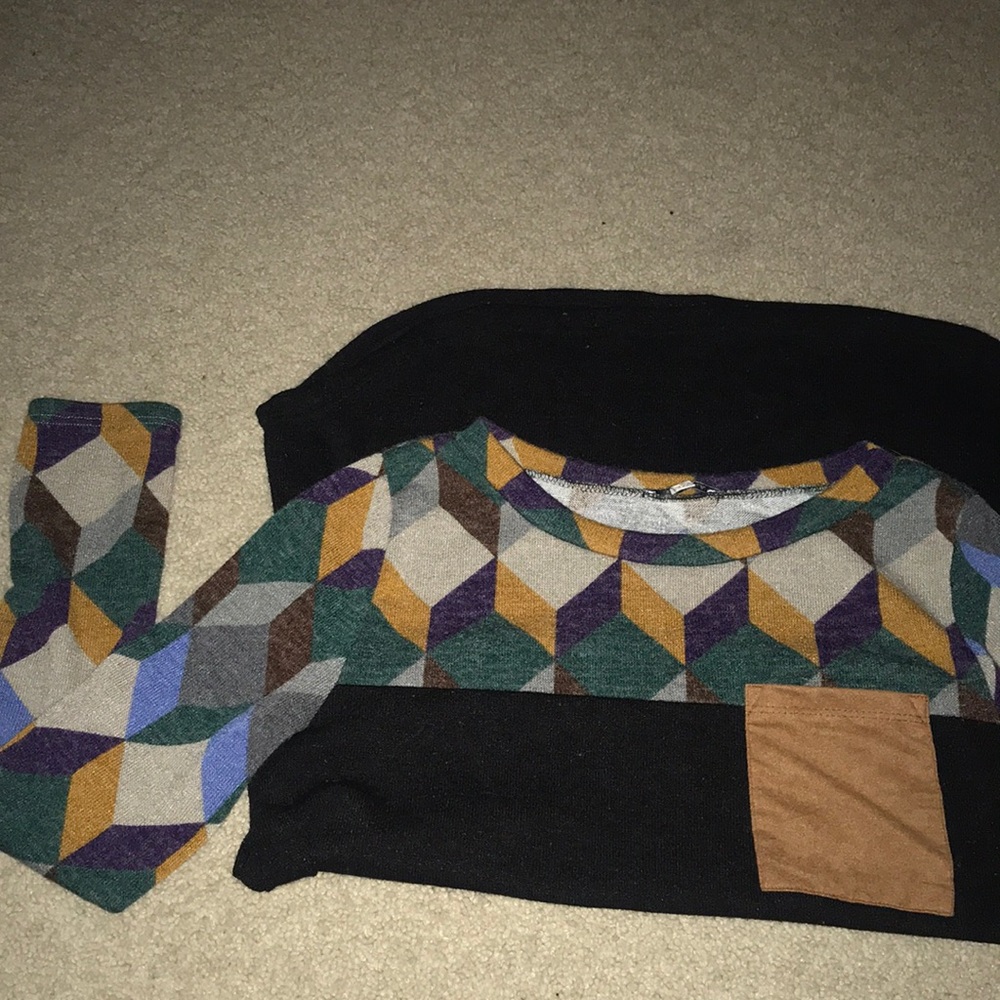 White Birch Patterned Sweater